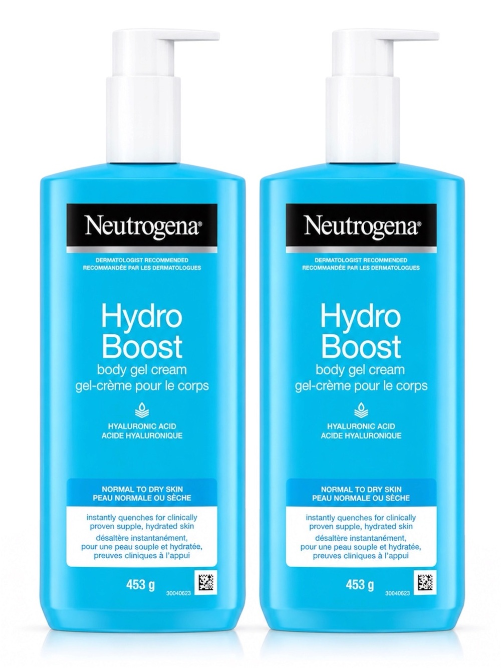 NEUTROGENA HYDRO BOOST BODY GEL CREAM 453G X2 - BRAND NEW
